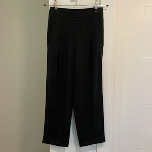 BCBG Relaxed Trouser Pant, Vintage Black, Size 0
